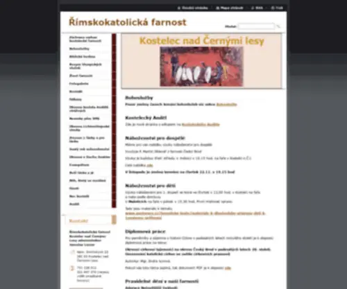 Farnostkostelec.cz(Farnostkostelec) Screenshot