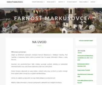 FarnostmarkusovCe.sk(Farnosť Markušovce) Screenshot