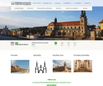 Farnostvelehrad.cz(Farnost Velehrad) Screenshot