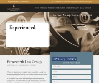 Farnsworthattorney.com(Work Injury Attorney Serving All of Marin County) Screenshot