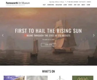 Farnsworthmuseum.org(Farnsworth Art Museum) Screenshot