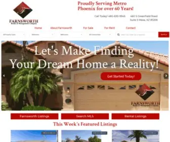 Farnsworthrealty.com(Realty & Management Company) Screenshot