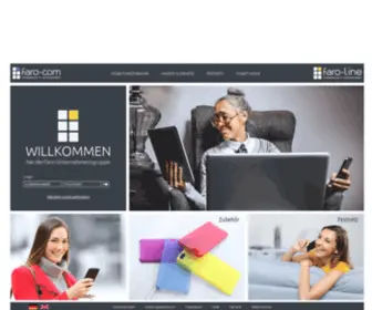 Faro-Line.de(Faro-com & faro-line, die Distributoren für mobile Kommunikation) Screenshot