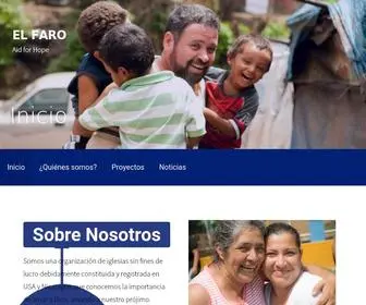 Faroaidforhope.org(El Faro) Screenshot