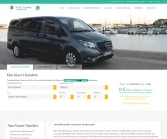 Faroairporttransfers.me(Faro Airport Transfers Algarve Portugal TTaxi Travel) Screenshot