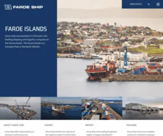 Faroeship.dk(Faroe ship goal) Screenshot