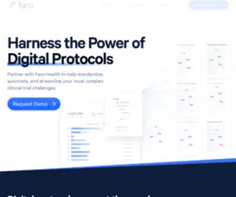 Farohealth.com(Driven Clinical Protocol Design) Screenshot