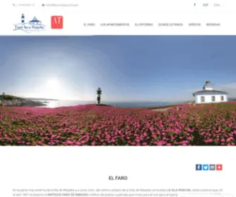 Faroislapancha.es(Alojamiento turÃ­stico Faro Isla Pancha. Apartamentos para 4 personas en Ribadeo. ) Screenshot