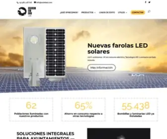 Farolasdeled.com(Farolas LED para alumbrado público) Screenshot