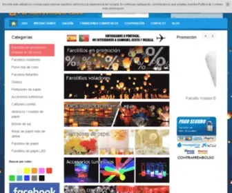 Farolillosvoladores.eu(Farolillos voladores desde 0) Screenshot