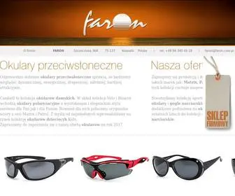 Faron.com.pl(Okulary przeciwsłoneczne) Screenshot