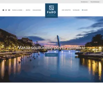 Faroravintola.fi(Etusivu) Screenshot