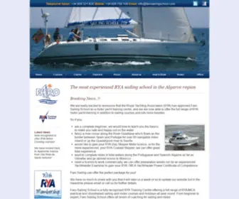 Farosailingschool.com(Faro Sailing School) Screenshot