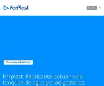 Farplast.pe(Fabricante peruano de tanques para agua y biodigestores) Screenshot