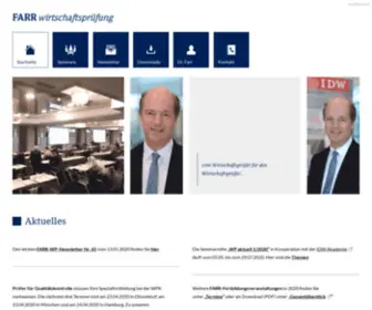 Farr-WP.de(FARR Wirtschaftsprüfung GmbH) Screenshot