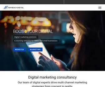 Farreachdigital.com(Digital Marketing Consultancy & Web Design Services) Screenshot