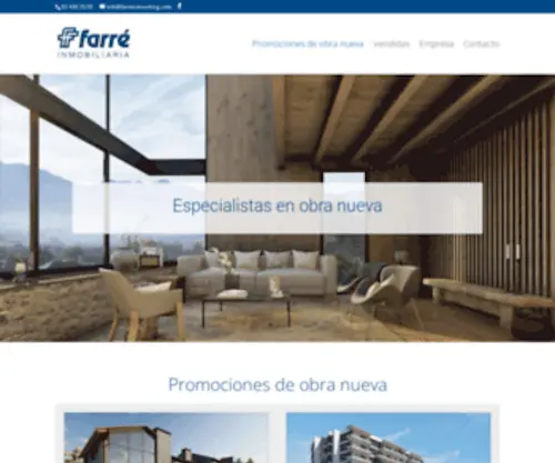 Farreconsulting.com(Farré Inmobiliaria) Screenshot