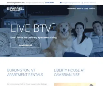 Farrellpropertiesvt.com(Farrell Properties) Screenshot