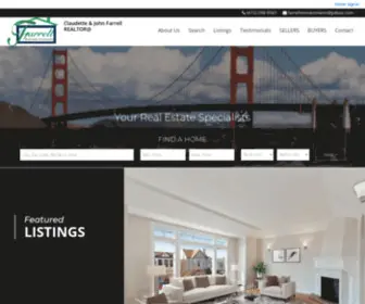 Farrellreinvestments.com(Claudette & John Farrell specializes in San Francisco CA Homes) Screenshot