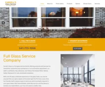 Farrellsglassco.com(Auto and Residential Glass Services) Screenshot