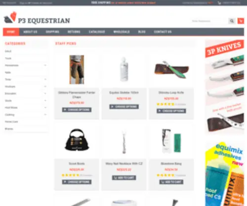 Farrier-Shop.com(Farrier Supplies NZ) Screenshot