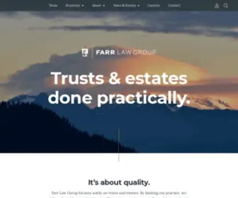 Farrlawgroup.com(Farr Law Group) Screenshot