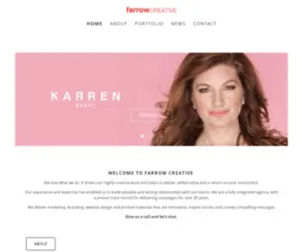 Farrowcreative.co.uk(Branding, strategy, marketing communications, websites) Screenshot