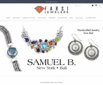 Farsijewelers.com(Custom Jewelry Store) Screenshot