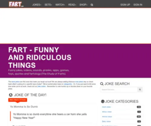 Fart.com(Funny And Ridiculous Things) Screenshot