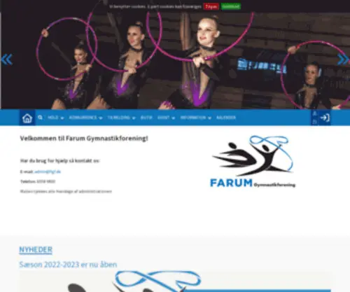 Farum-GYmnastikforening.dk(Farum Gymnastikforening) Screenshot