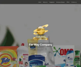 Farwaycompany.com(FMCG Importer) Screenshot