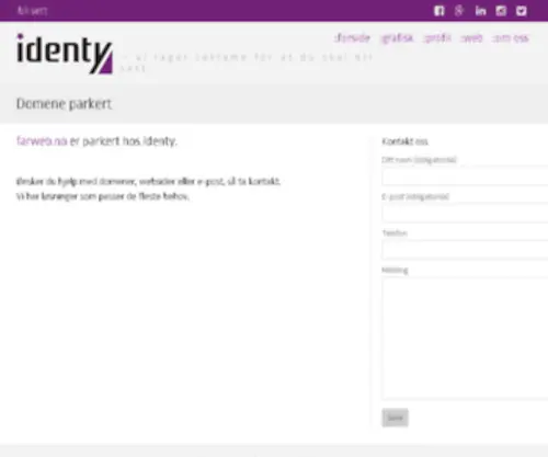 Farweb.no(FarWeb as) Screenshot