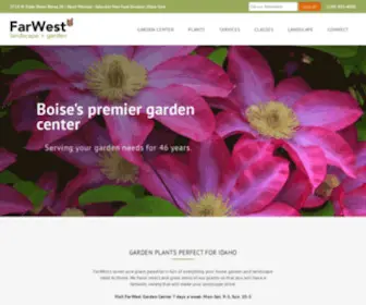 Farwestgardencenter.net(FarWest Landscape and Garden Center has been serving Boise for over 44 years. Our nursery) Screenshot