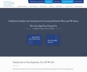 Farzadlaw.com(California Divorce and Family Law Attorneys) Screenshot