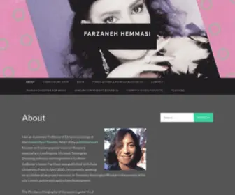 Farzaneh-Hemmasi.com(Farzaneh Hemmasi) Screenshot