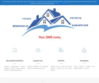 Fasadosiltinimas.lt(Fasado renovacija) Screenshot
