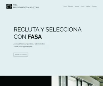 Fasars.com(Reclutamiento y seleccion de personal) Screenshot