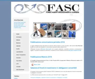 Fasc.it(Sito istituzionale della Fondazione Fasc) Screenshot