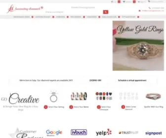 Fascinatingdiamonds.com(Diamond Jewelry) Screenshot