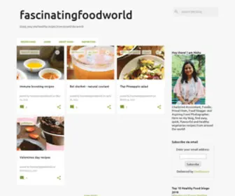 FascinatingfoodWorld.com(This blog) Screenshot