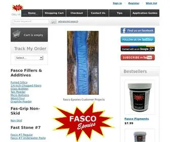 Fascoepoxies.com(Fasco unlimited) Screenshot