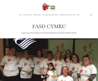 Fasdcymru.org(FASD awareness and training in Wales) Screenshot