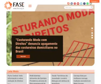 Fase.org.br(Solidariedade e Educação) Screenshot