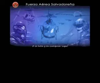 Fas.gob.sv(Fuerza aerea salvadore馻) Screenshot