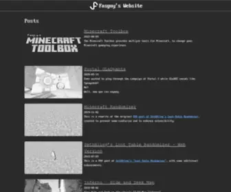 Fasguy.net(Fasguy's Website) Screenshot