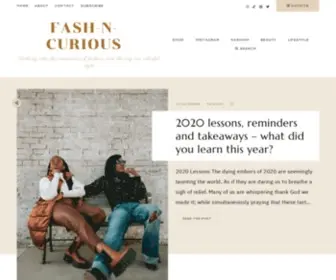 Fash-N-Curious.com(Delving into the intricacies of fashion and sharing our colorful style) Screenshot