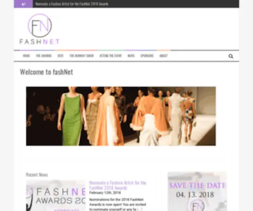Fash-NET.com(Fashion, Networking and Entertainment) Screenshot