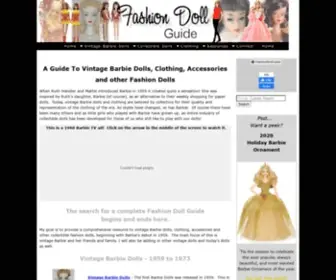 Fashion-Doll-Guide.com(A Guide To Vintage Barbie Dolls) Screenshot