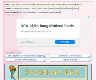 Fashion-Era.com(A Fashion History Hub from Era to Era) Screenshot