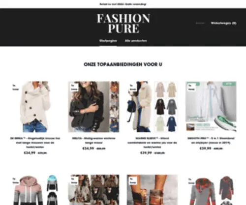 Fashion-Pure.nl(Pure Fashion) Screenshot